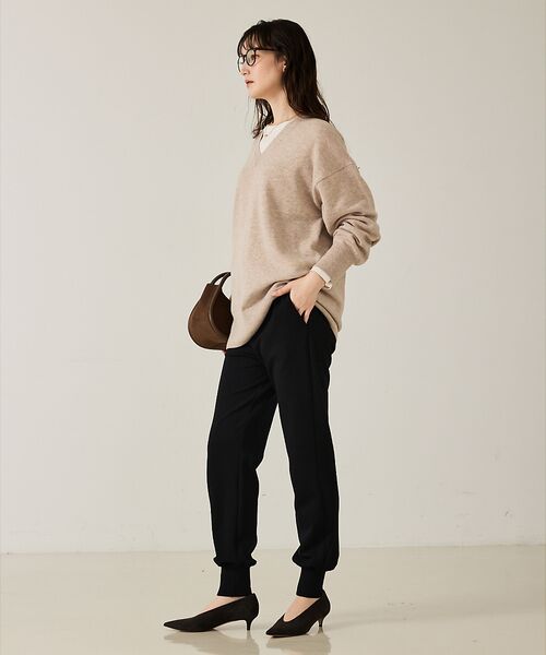 qualite / カリテ ニット・セーター | ウールVネックプルオーバー | 詳細9