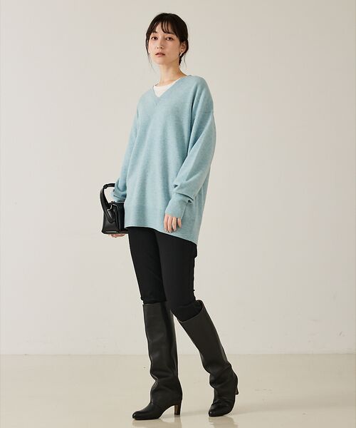 qualite / カリテ ニット・セーター | ウールVネックプルオーバー | 詳細15