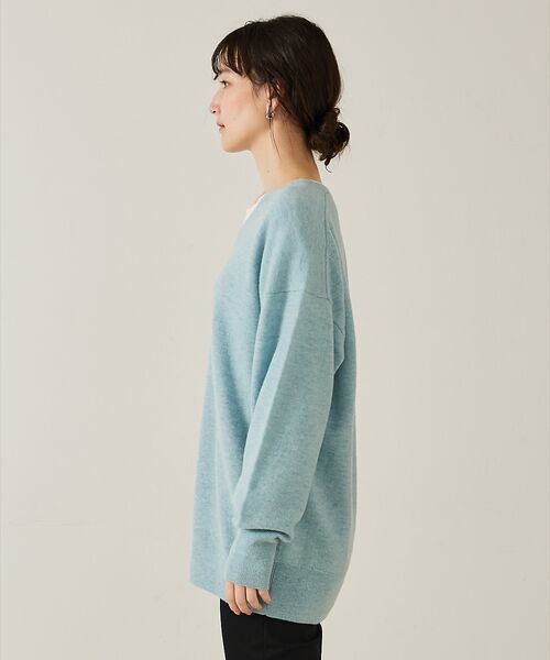qualite / カリテ ニット・セーター | ウールVネックプルオーバー | 詳細18