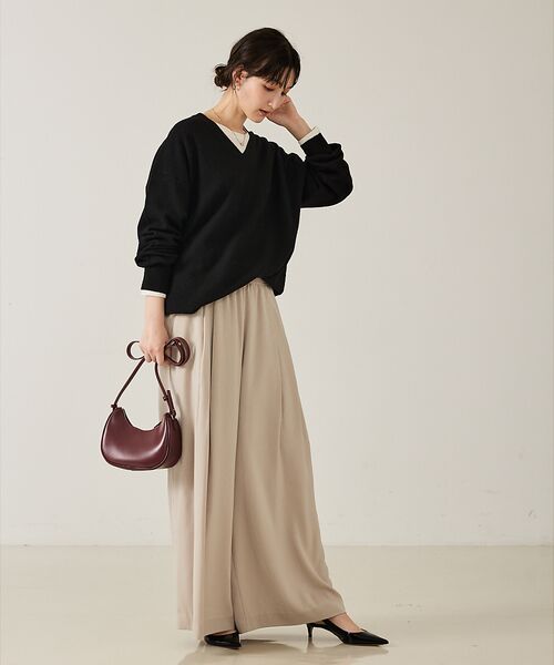 qualite / カリテ ニット・セーター | ウールVネックプルオーバー | 詳細25