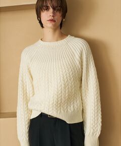 qualite / カリテ ニット・セーター | ケーブルボトルネックニット