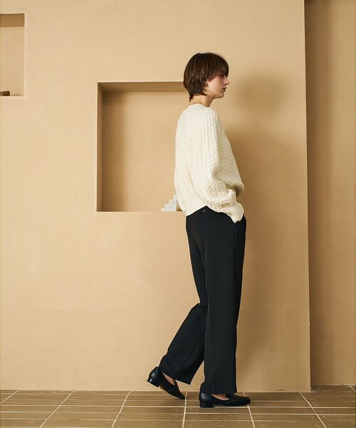 qualite / カリテ ニット・セーター | ケーブルボトルネックニット | 詳細2