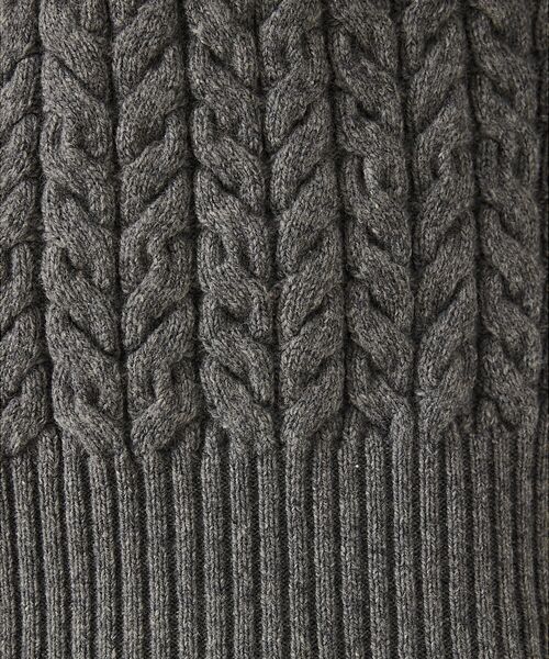 qualite / カリテ ニット・セーター | ケーブルボトルネックニット | 詳細19
