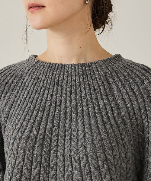 qualite / カリテ ニット・セーター | ケーブルボトルネックニット | 詳細17