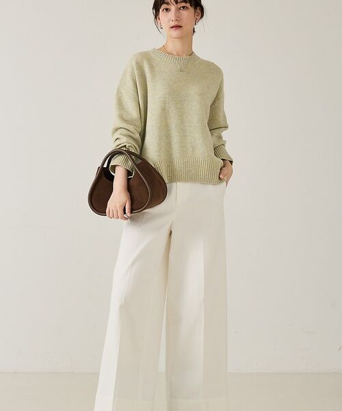 qualite / カリテ ニット・セーター | カラーミックスクルーネックニット | 詳細6
