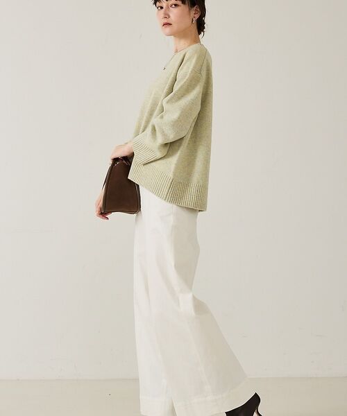 qualite / カリテ ニット・セーター | カラーミックスクルーネックニット | 詳細7