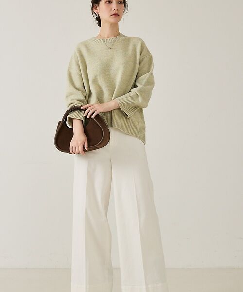 qualite / カリテ ニット・セーター | カラーミックスクルーネックニット | 詳細8