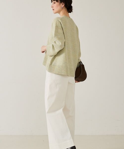 qualite / カリテ ニット・セーター | カラーミックスクルーネックニット | 詳細9