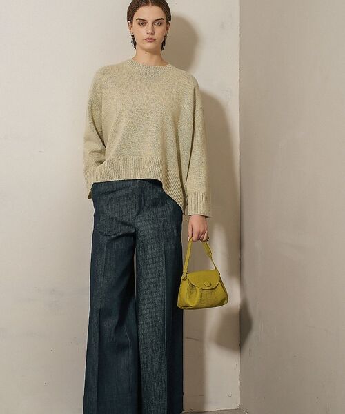 qualite / カリテ ニット・セーター | カラーミックスクルーネックニット | 詳細11