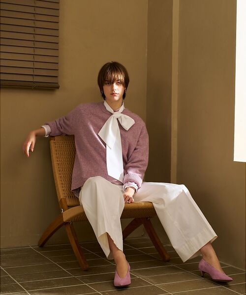 qualite / カリテ ニット・セーター | カラーミックスクルーネックニット | 詳細13