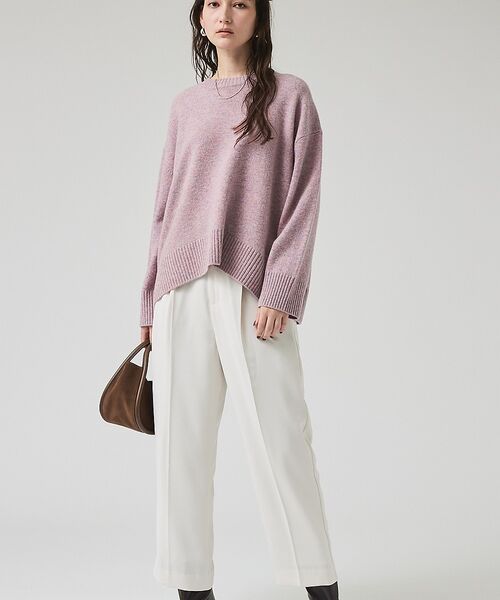 qualite / カリテ ニット・セーター | カラーミックスクルーネックニット | 詳細17