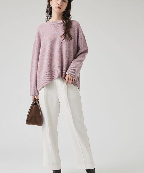 qualite / カリテ ニット・セーター | カラーミックスクルーネックニット | 詳細18