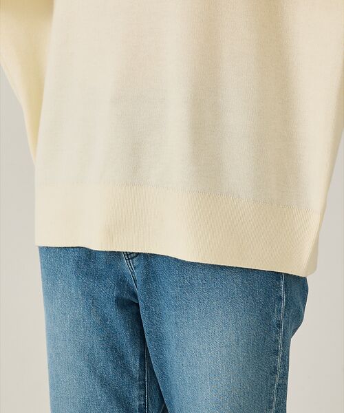 qualite / カリテ ニット・セーター | Vネックレース付きニット【予約】 | 詳細13