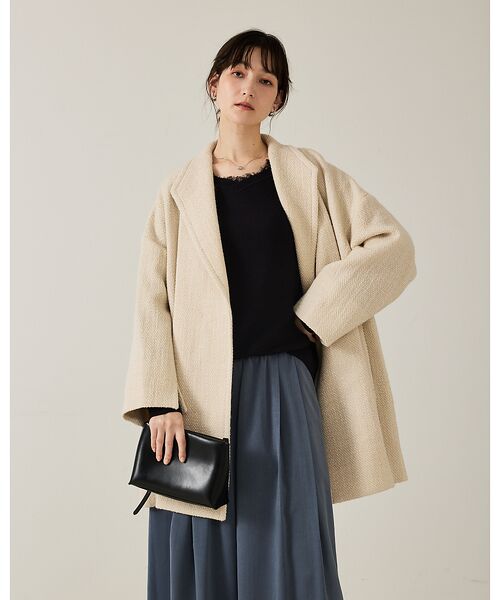 qualite / カリテ ニット・セーター | Vネックレース付きニット【予約】 | 詳細21