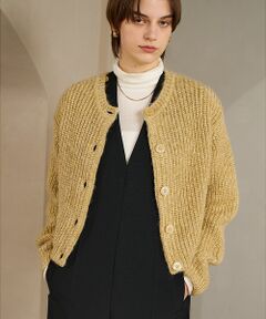 qualite / カリテ カーディガン・ボレロ | 【前後で着回し可能】2WAYラメニットカーディガン【予約】