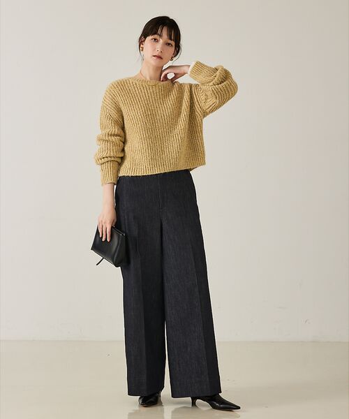 qualite / カリテ カーディガン・ボレロ | 【前後で着回し可能】2WAYラメニットカーディガン【予約】 | 詳細2