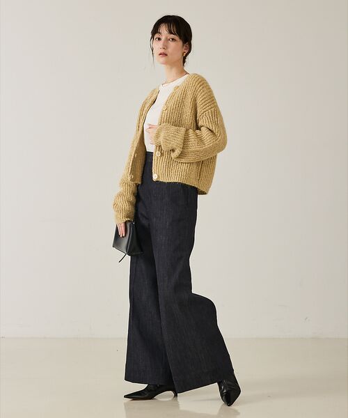 qualite / カリテ カーディガン・ボレロ | 【前後で着回し可能】2WAYラメニットカーディガン【予約】 | 詳細4