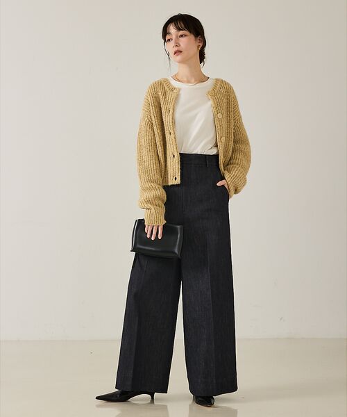qualite / カリテ カーディガン・ボレロ | 【前後で着回し可能】2WAYラメニットカーディガン【予約】 | 詳細14