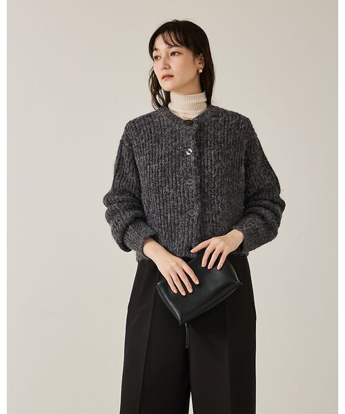 qualite / カリテ カーディガン・ボレロ | 【前後で着回し可能】2WAYラメニットカーディガン【予約】 | 詳細19