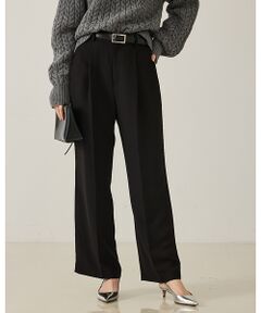 【セットアップ対応】センタープレスストレートパンツ