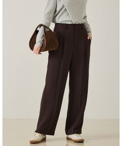 qualite / カリテ パンツ | 【セットアップ対応】センタープレスストレートパンツ