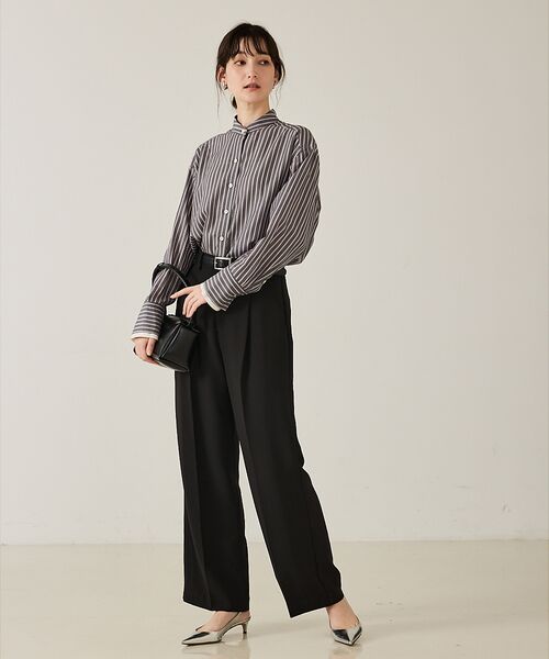 qualite / カリテ パンツ | 【セットアップ対応】センタープレスストレートパンツ | 詳細1