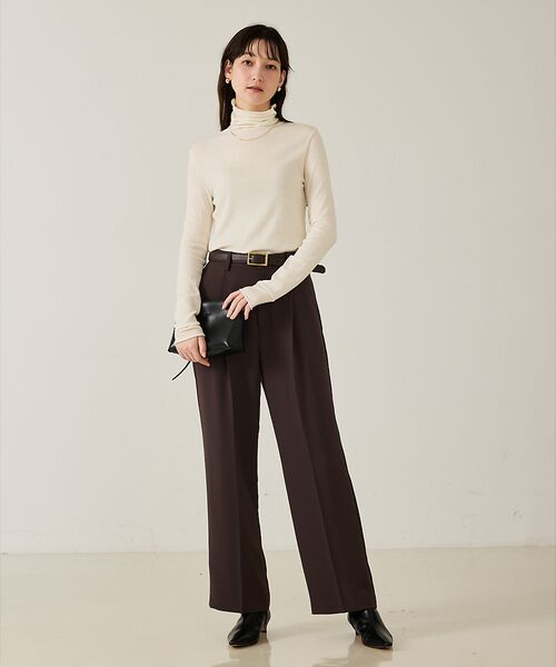 qualite / カリテ パンツ | 【セットアップ対応】センタープレスストレートパンツ | 詳細12