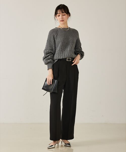 qualite / カリテ パンツ | 【セットアップ対応】センタープレスストレートパンツ | 詳細2
