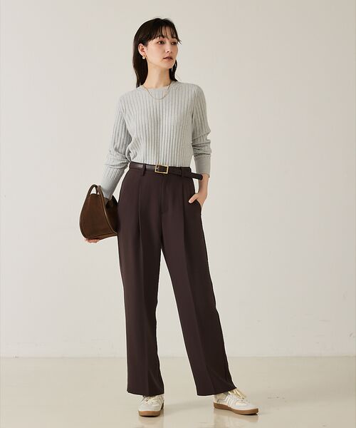 qualite / カリテ パンツ | 【セットアップ対応】センタープレスストレートパンツ | 詳細5