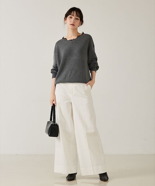 qualite / カリテ デニムパンツ | トラウザーストレッチデニム | 詳細4