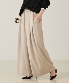 qualite / カリテ パンツ | ピーチサテンフレアーパンツ【予約】