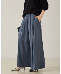 qualite / カリテ パンツ | ピーチサテンフレアーパンツ【予約】