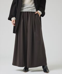 qualite / カリテ パンツ | ピーチサテンフレアーパンツ【予約】