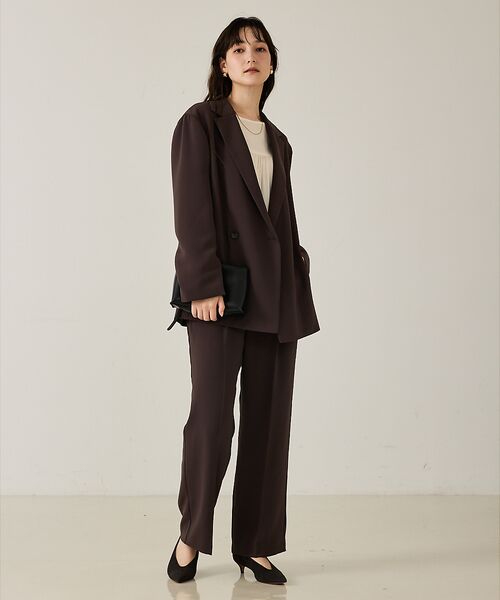 qualite / カリテ テーラードジャケット | 【セットアップ対応】ワイドダブルジャケット | 詳細1