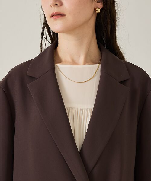 qualite / カリテ テーラードジャケット | 【セットアップ対応】ワイドダブルジャケット | 詳細10
