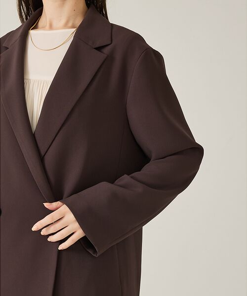 qualite / カリテ テーラードジャケット | 【セットアップ対応】ワイドダブルジャケット | 詳細11