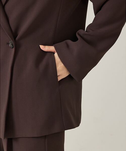 qualite / カリテ テーラードジャケット | 【セットアップ対応】ワイドダブルジャケット | 詳細12