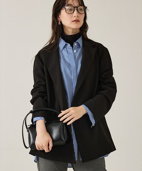qualite / カリテ テーラードジャケット | 【セットアップ対応】ワイドダブルジャケット | 詳細14