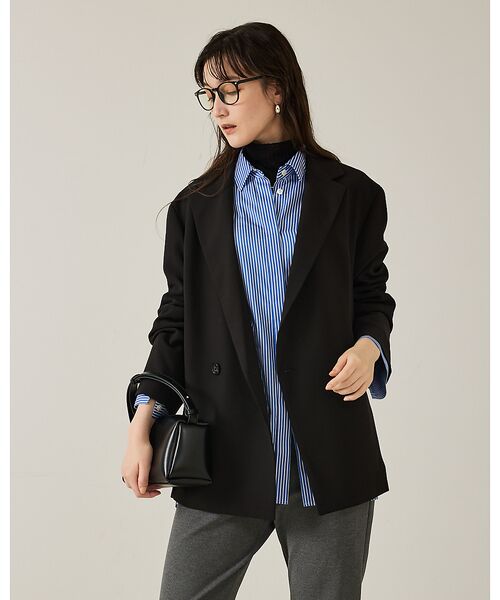 qualite / カリテ テーラードジャケット | 【セットアップ対応】ワイドダブルジャケット | 詳細15