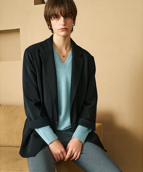 qualite / カリテ テーラードジャケット | 【セットアップ対応】ワイドダブルジャケット | 詳細24