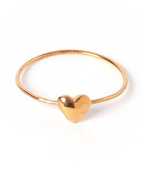 qualite / カリテ リング | 【MAISON D'PULSE(メゾンドパルス)】Ring small hear | 詳細1