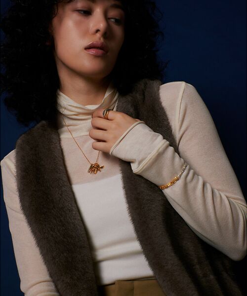 qualite / カリテ ネックレス・ペンダント・チョーカー | 【MAISON D'PULSE(メゾンドパルス)】Alphabet neckla | 詳細4