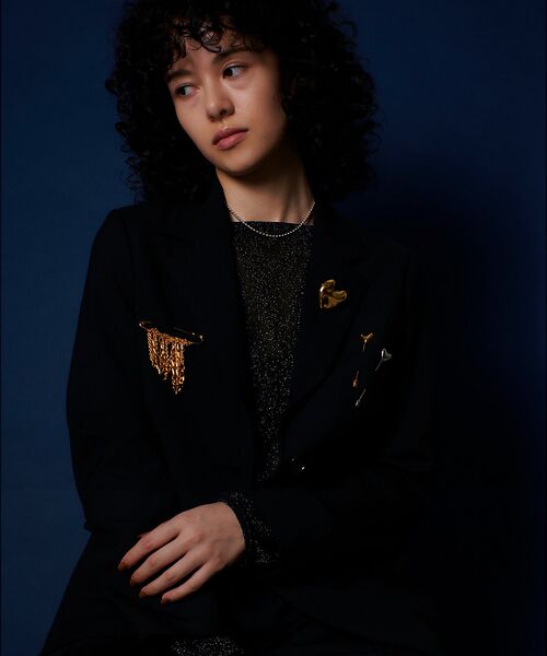 qualite / カリテ 服飾小物 | 【MAISON D'PULSE(メゾンドパルス)】chain brooch | 詳細2