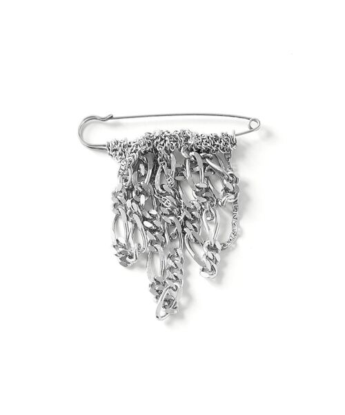 qualite / カリテ 服飾小物 | 【MAISON D'PULSE(メゾンドパルス)】chain brooch（シルバー）