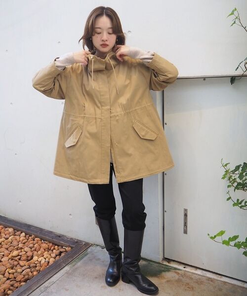 qualite / カリテ パーカー | 【春の定番アイテム！】ダブルドロストマウンテンパーカ | 詳細2