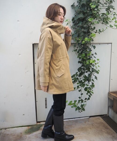 qualite / カリテ パーカー | 【春の定番アイテム！】ダブルドロストマウンテンパーカ | 詳細4