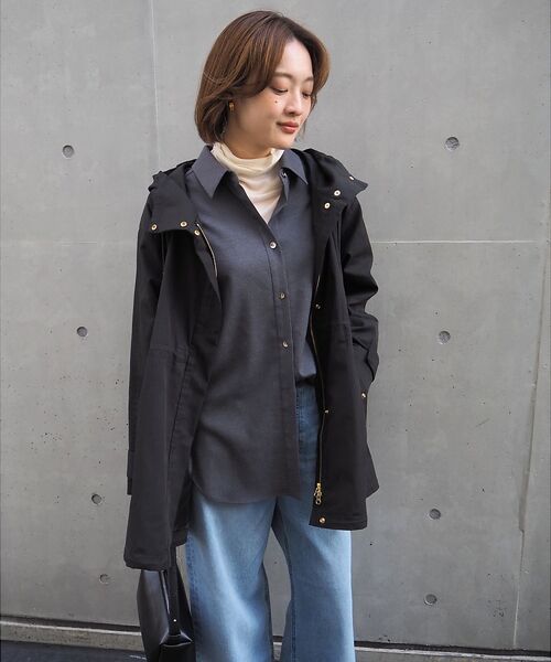 qualite / カリテ パーカー | 【万能の羽織りがアップデートして登場！】ダブルドロストマウンテンパーカ | 詳細10