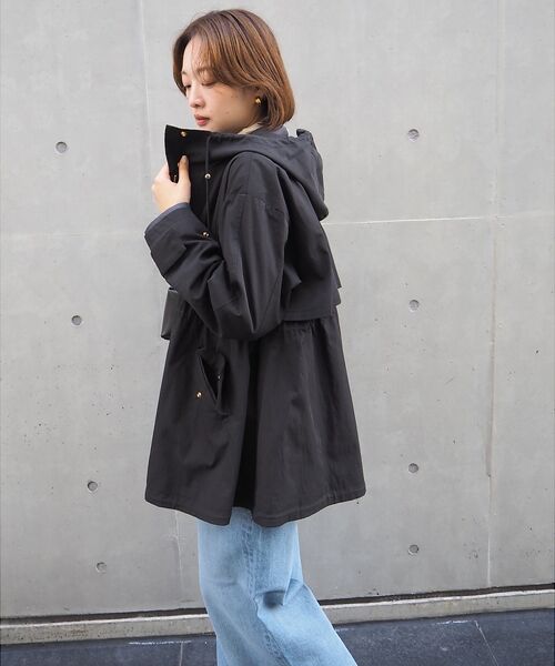 qualite / カリテ パーカー | 【万能の羽織りがアップデートして登場！】ダブルドロストマウンテンパーカ | 詳細11