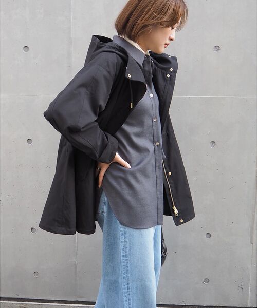 qualite / カリテ パーカー | 【万能の羽織りがアップデートして登場！】ダブルドロストマウンテンパーカ | 詳細12