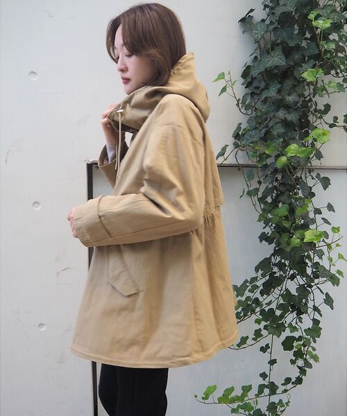 qualite / カリテ パーカー | 【万能の羽織りがアップデートして登場！】ダブルドロストマウンテンパーカ | 詳細9